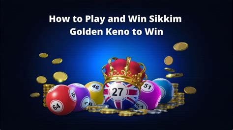 The game of <b>Keno</b> became popular at that time and since then it is widely played in many parts of the world and India. . Sikkim golden keno 365 result today